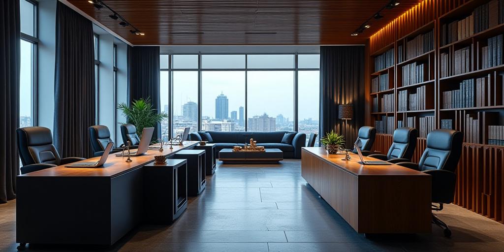 A clean, professional legal office in London representing data security and confidentiality